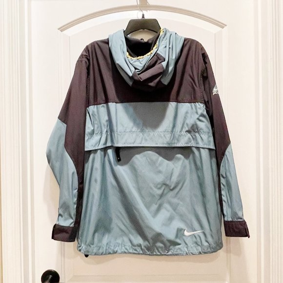 Vintage Nike Coat Jacket Medium 8 10 ACG All Conditions Gear Climafit Blue Black - Picture 2 of 8